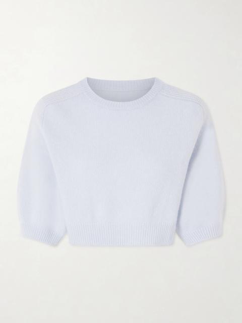 Lorelai Cropped Wool And Cashmere-blend Sweater