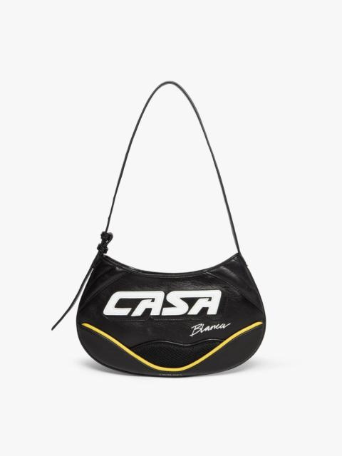 Black Slim Biker Bag | Casablanca Paris