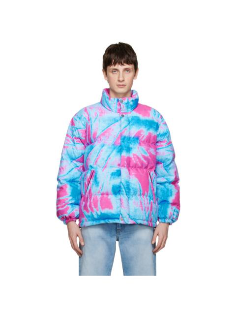 Blue & Pink Embroidered Jacket