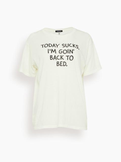 Today Sucks Boy T in Off White
