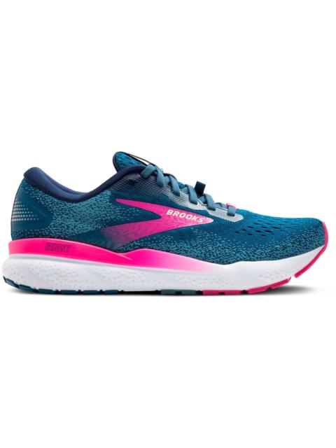 Brooks Ghost 16 Gore-Tex Moroccan Blue Pink Yellow (Women's)