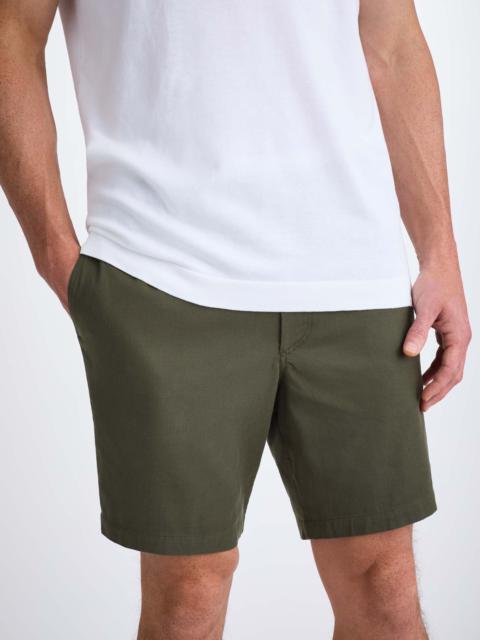 Men's Shorts Harris Lyocell Cotton Khaki