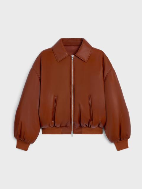 bomber jacket IN soft lambskin
