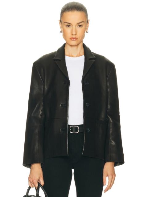 Marlo Leather Blazer