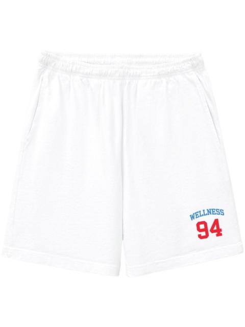 Wellness 94 cotton track shorts
