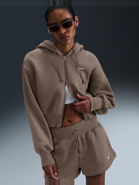 Nike Sportswear Phoenix Fleece Women's Loose Cropped Full-Zip Hoodie