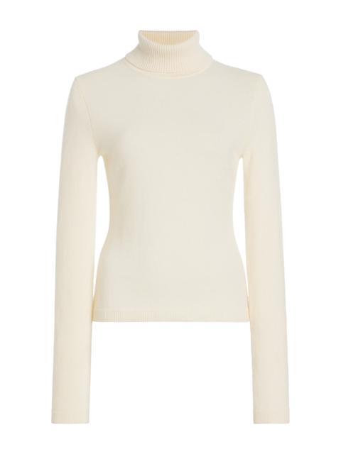 Alice Wool-Cashmere Turtleneck Sweater ivory