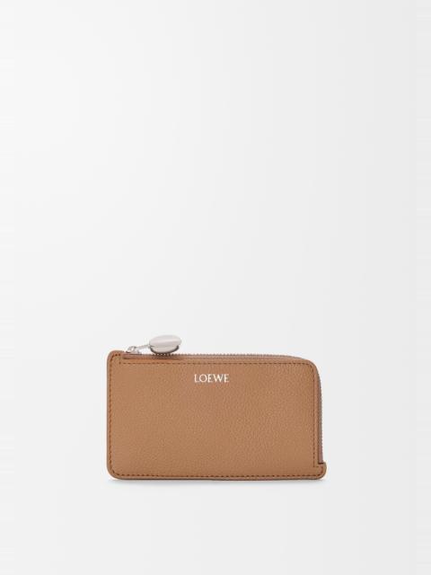Pebble coin cardholder in pebble grained calfskin