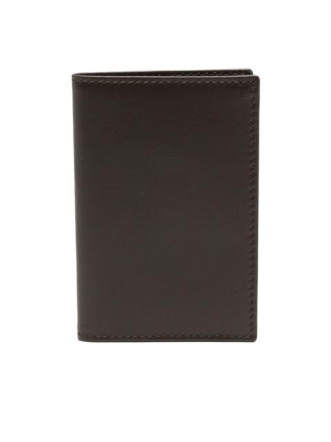 logo-stamp leather wallet