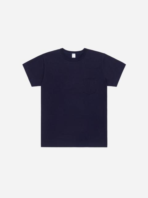Heavyweight Pocket T-Shirt - Indigo (2 Pack)