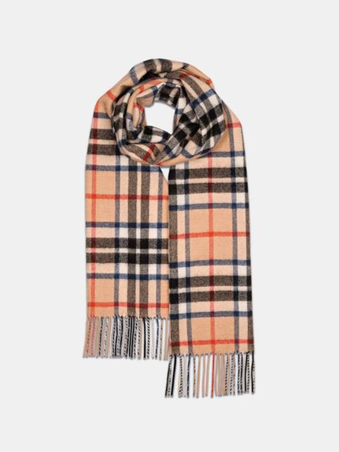 Unisex Oversized Lambswool Scarf Thomson Camel