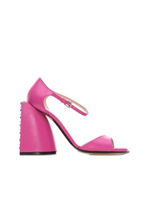 embellished heeled sandals