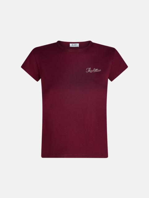 BURGUNDY T-SHIRT
