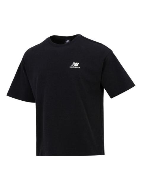 New Balance Logo T-Shirt 'Black' AMT22392-BK