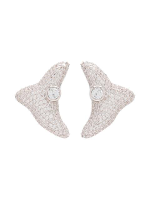 CRYSTAL CLEAR SUPER TRIGON STUDS