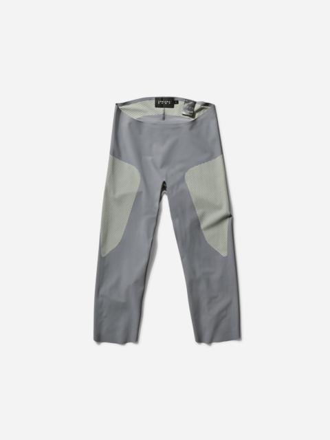 Women's Lycra Capris Grey / Lime Cream