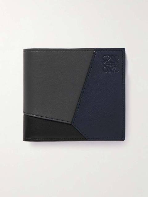 Loewe Puzzle Logo-Debossed Leather Billfold Wallet | REVERSIBLE