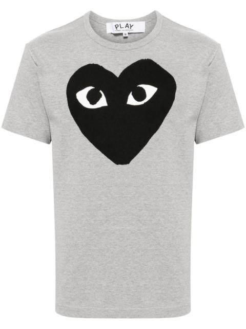 signature heart print cotton T-shirt