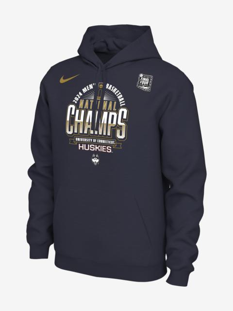 Nike UConn 2024 National Champ Nike Men's College Basketball Hoodie ...