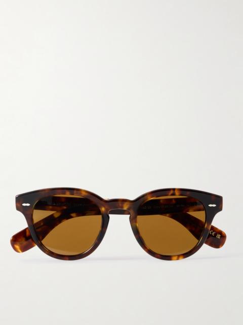 Cary Grant Round-frame Tortoiseshell Acetate Sunglasses