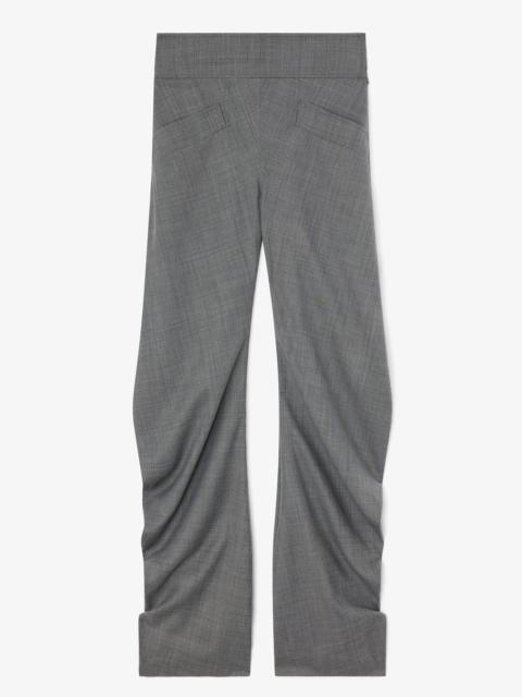 PANTS IN GREY WOOL MELANGE