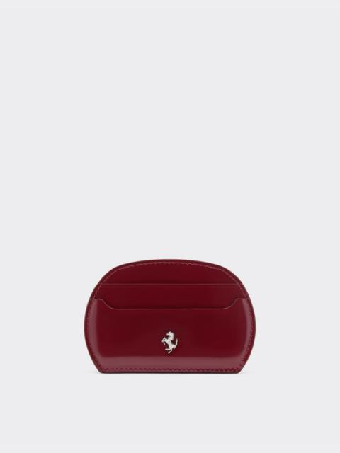 Ferrari Dino glossy leather card holder
