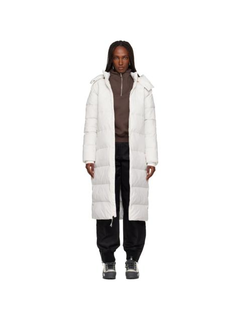 White City Long Hooded Down Coat