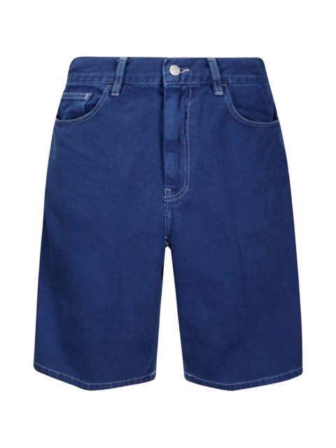 Brandon zip button cotton twill shorts