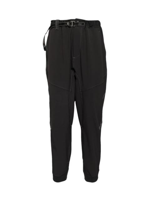 WATER-REPELLENT TAPERED TROUSERS