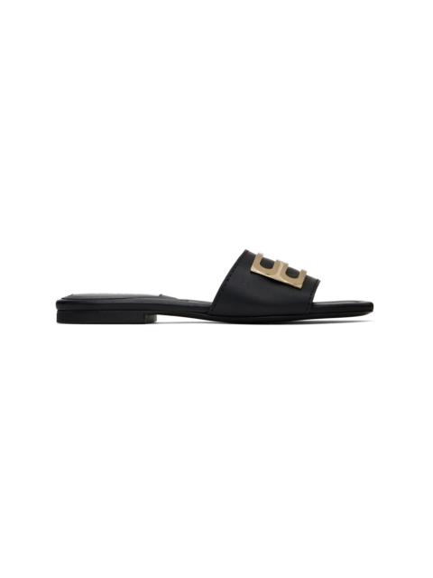 Black B Buckle Sandals