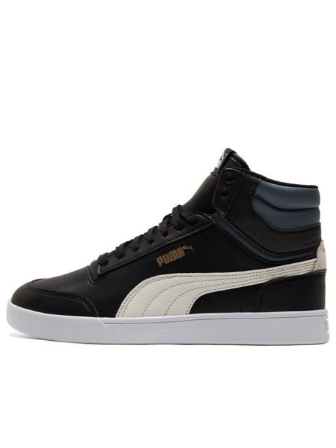PUMA Unisex Shuffle Mid-Top Sneakers Black/White 380748-07