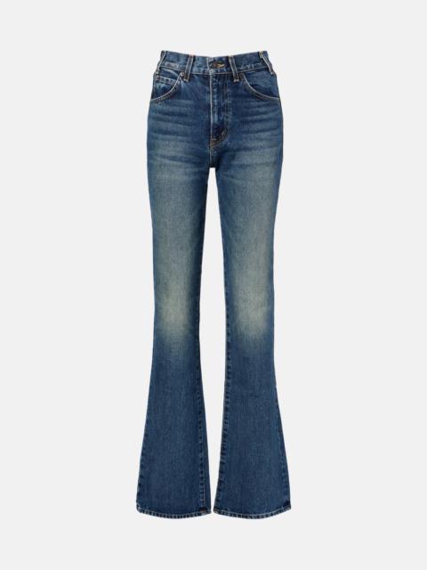 Joan mid-rise straight jeans