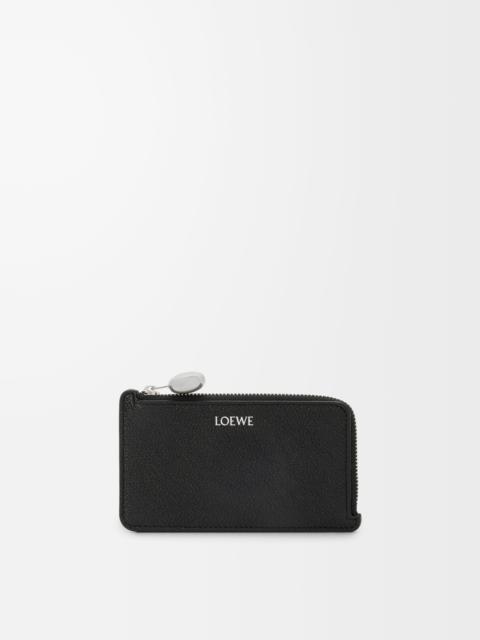 Pebble coin cardholder in pebble grained calfskin