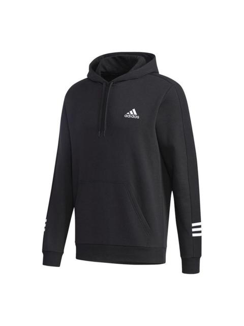 adidas Sports Casual Hooded Sweater Men Black GD5443