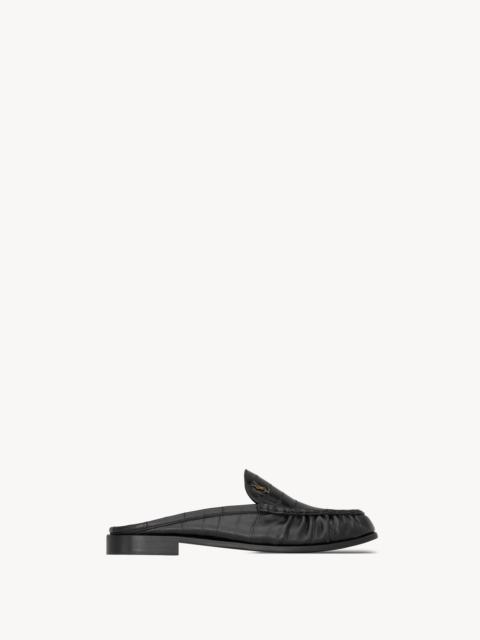 LE LOAFER MULES IN EEL
