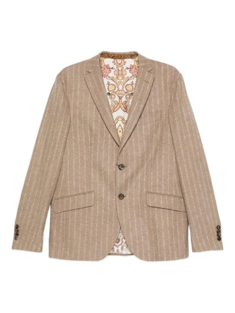 pinstripe blazer
