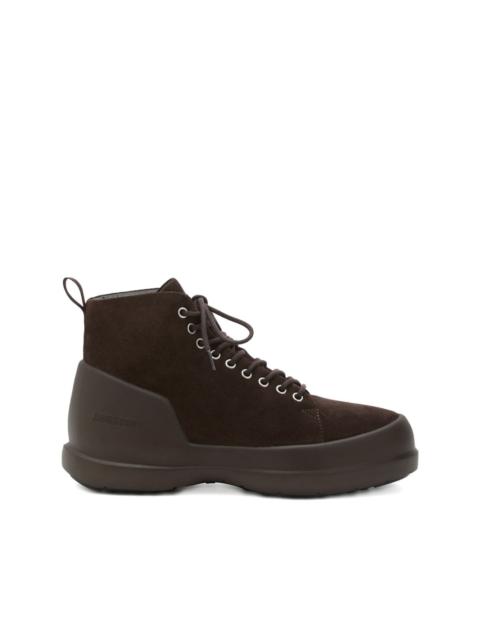 lace-up hiking boots