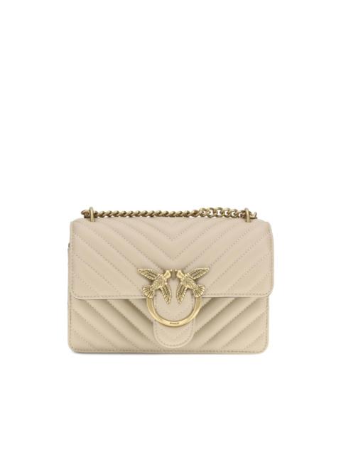 Love chevron chain shoulder bag