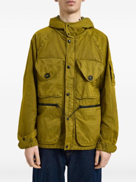 Panama-R goggle-detail hooded jacket