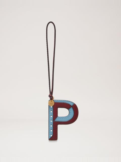 Bi-Colour Leather Keyring - P
Pale Slate Silky Calf