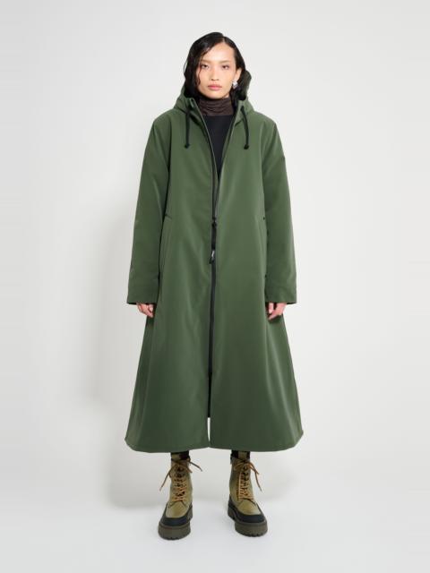 Mosebacke Long Matte Winter Coat Green