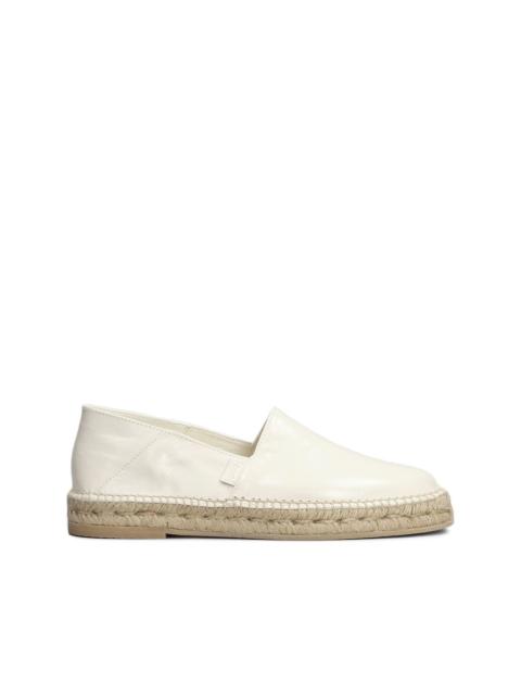 leather espadrilles