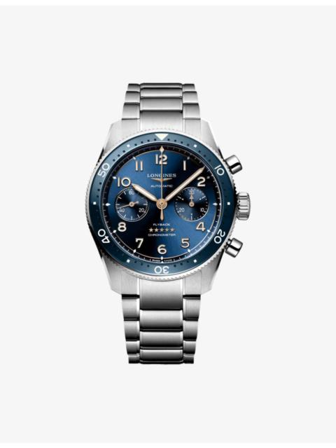 L3.821.4.93.6 Spirit Flyback Chronograph Stainless-Steel Automatic Watch
