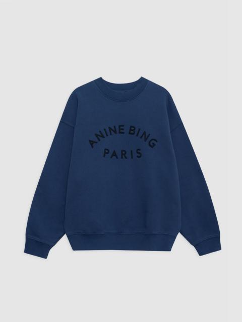 Jaci Sweatshirt Paris - Washed Navy