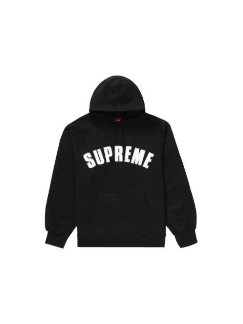 Supreme Pearl Logo Hooded Sweatshirt Black