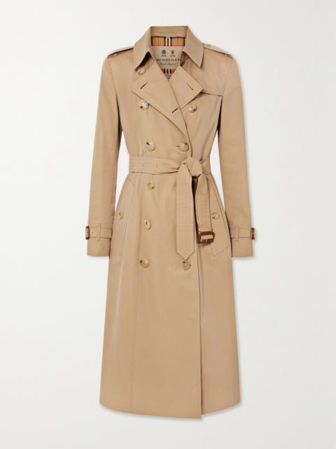 Chelsea Long Organic Cotton-gabardine Trench Coat