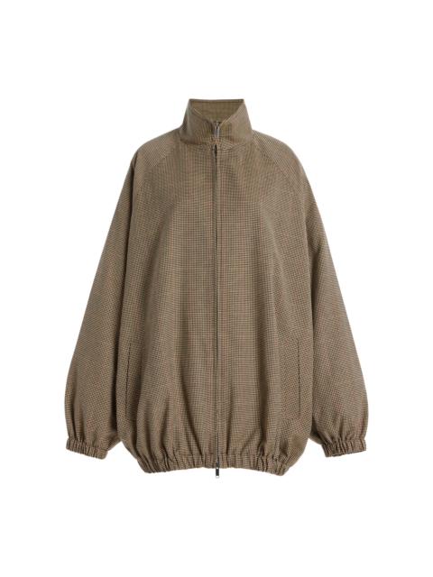 Baxter Houndstooth Track Jacket brown