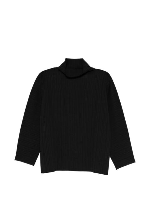 A-Poc Shell mock-neck top