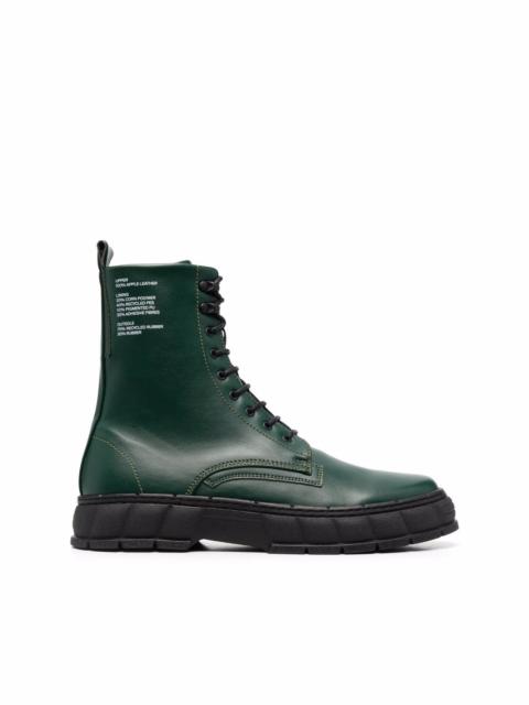 logo-print ankle boots