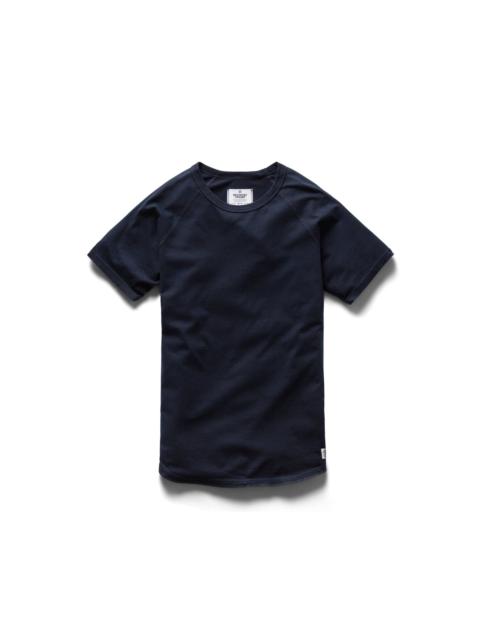 Cotton Jersey Raglan T-Shirt Navy